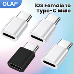 2PCS USB C To Lightning Adapter Lightning Female To Type C Male Converter High Speed Data Transfer Connector for iphone 15 16