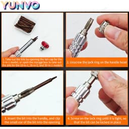 30 in 1 Magnetic Precision Screwdriver Set, S2 Steel Bits, Phone Watch Glasses Repair Tool Kit for iPhone Android