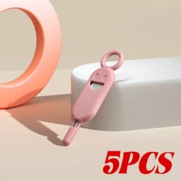 2 IN 1 SIM Card Removal Needle Pin with Protector Holder Anti-Lost Phone SIM Cards Storage Case Tray Ejector Needle Opener