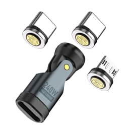 PD 240W Magnetic Adapter for iPhone 17 Pro Samsung Galaxy A06 Sony Xperia 1 VI Lenovo Legion Tab Xiaomi Redmi Note 13 Charging