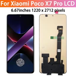 6.67" AMOLED For Xiaomi Poco X7 Pro Lcd Display Touch Screen Digitizer Assembly Replacement For PocoX7 Pro 2412DPC0AG Display