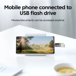 12A USB 3.0 To Type C Adapter LED OTG USB C Male to USB A Female Connector For iPhone 15 Tablet Notebook Android Phones Adapter