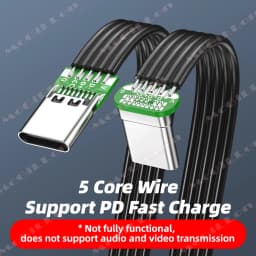 10-100cm Type C to Type-C Conversion Adapter Cable Converter Wire Support 45W Charging & 480Mbps Data Transfer USB C Data Cord