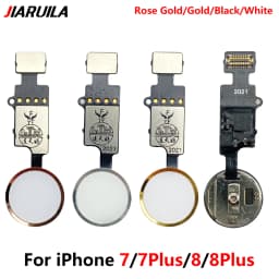 NEW Home Button Flex Cable For iPhone 7 8 Plus Return Back Button Key Back No Touch ID Fingerprint Function Replacement