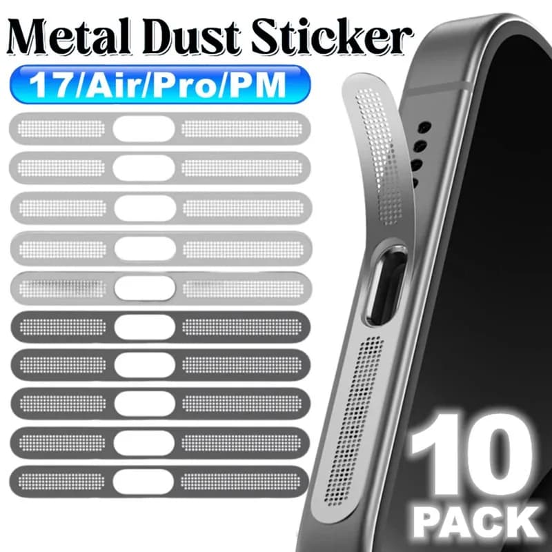 2/10PCS Metal Speaker Dust Sticker for IPhone 17 Pro Max Air 17PM 17Pro Speaker Protective Cover Mesh Dustproof Net For iPhone17