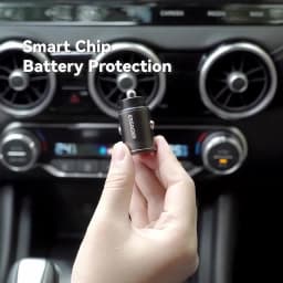 Essager 45W Car Charger QC 3.0 For Huawei Xiaomi Quick Charge SCP Samsung AFC Quick Charge PD 3.0 Type C Portable Phone Charge