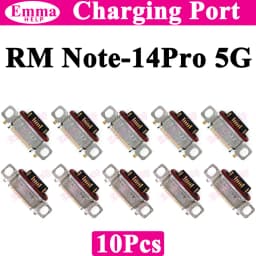 10Pcs Charging Port Connector USB for Xiaomi Redmi Note 11 12 13 Pro Plus 12s 11s 14Pro 4G 5G 12Pro Charge Dock Jack Socket Plug