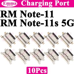 10Pcs Charging Port Connector USB for Xiaomi Redmi Note 11 12 13 Pro Plus 12s 11s 14Pro 4G 5G 12Pro Charge Dock Jack Socket Plug