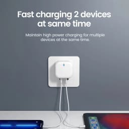 40W Type C Charger Fast Charging Dual PD QC 3.0 Mobile Phone Charger Adapter For iPhone Samsung Huawei Xiaomi USB C Wall Charger