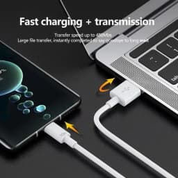 120W 10A Cable Super Fast Charging 1/2/3Pcs USB To Type-C Cable For Android Highspeed Data Transfer For Xiaomi 17 Cable 1/1.5/2M