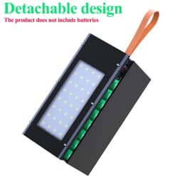 40 Cells 18650 DIY Power Bank Case Kit Detachable No Soldering Wireless Charge Camping Light Mobile Power Shell Without Battery