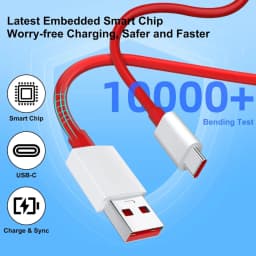 For OnePlus 80W SuperVOOC EU Fast Charger For OnePlus 10 Pro 11 12 13 15 Nord CE 2 3 OPPO realme 10 GT NEO 2 3 Type C USB Cable