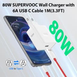 For OnePlus 80W SuperVOOC EU Fast Charger For OnePlus 10 Pro 11 12 13 15 Nord CE 2 3 OPPO realme 10 GT NEO 2 3 Type C USB Cable