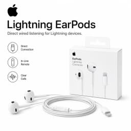 Official Apple EarPods Wired Headphones Lightning USB-C 3.5mm Connector with Mic Remote Adapters for iPhone iPad MacBook