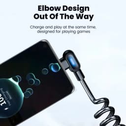120W 6A Quick Charging Coiled USB C Cable Type C Retractable Car Charger Cord for IPhone Samsung Xiaomi Huawei Spring Cables