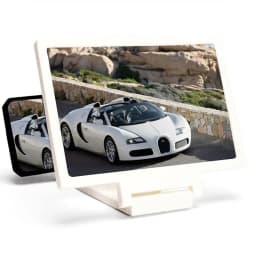 3D HD Mobile Phone Screen Amplifier Stand Pull Out Foldable Cell Phone Screen Enlarger Stand Holder for Enhanced Movie Watching