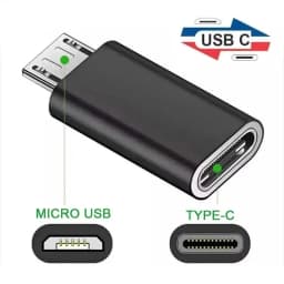 10-1Pcs Type C Male To Micro USB Female Adapter OTG Converter Micro-B To USB-C Connector Phone Charger Cable Adapter For Samsung