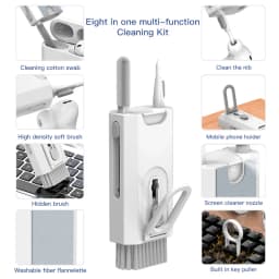 Multi-function Phone Tablet Keyboard Cleaning Kit for iPhone and AirPod headphone Brush Keyremover screen cleaner