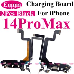 2Pcs Charging Flex Cable for iPhone 11 15 13 14 16 Pro Max Dock Connector USB Charger Port Ribbon