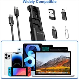 MagiicFiber PD60W USB C To Type C Cable For iPhone 14 Pro Max 5 in 1 Cable Charging Case Set USB Adapter Cable For Samsung S23 X