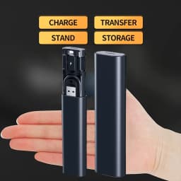 MagiicFiber PD60W USB C To Type C Cable For iPhone 14 Pro Max 5 in 1 Cable Charging Case Set USB Adapter Cable For Samsung S23 X