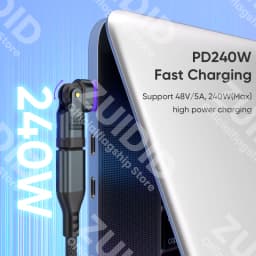 240W USB C to Type C Magnetic Adapter 16Pin 5A Fast Charge Male to Female Data Converter for Samsung iPhone 15 Pro iPad MacBook
