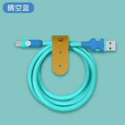 6A Fast Charging USB C Cable Liquid Soft Silicone Data Cord For Huawei Xiaomi Samsung 1/1.5/2M Mobile Phone USB C Charger Wire