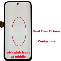 Original LCD For Google Pixel 8A LCD For Google Pixel 8A Display LCD Screen Touch Digitizer Assembly With burn shades