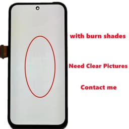 Original LCD For Google Pixel 8A LCD For Google Pixel 8A Display LCD Screen Touch Digitizer Assembly With burn shades