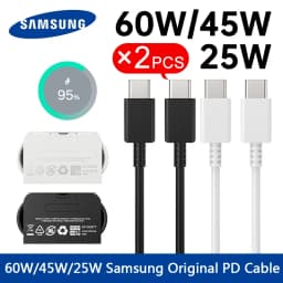 45W 25W Samsung S26 S25 Original USB Type C Cable 5A PD Kable Fast Charging Galaxy S24 S23 S22 S21 Plus Ultra Note 20 A71 Tab S8