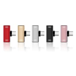 2 in 1 USB C Splitter Type C Male To Dual Type C Female Headphone Charger Adapter Splitter Converter Phone Adapters Converters