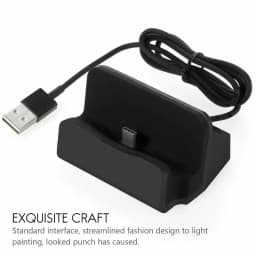 Type C USB Dock Charger for IPhone 15 Pro Max Samsung S24 S23 S22 S7 S6 S8 Plus Micro Cradle Dock Station Stand Charging Base