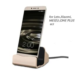 Type C USB Dock Charger for IPhone 15 Pro Max Samsung S24 S23 S22 S7 S6 S8 Plus Micro Cradle Dock Station Stand Charging Base