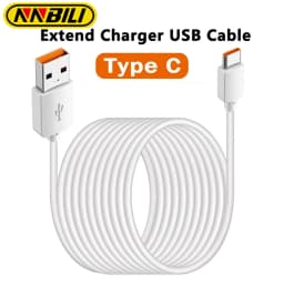 NNBILI USB C Cable 1M 1.5M 2M 3M USB C Fast Charging For Device Samsung Camera PS5 VR universal Cable, 5-14M Extension Cable