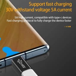 NNBILI Right Angle 90 Degree USB 3.1 Type C Adapter Female To Male Converter 10 Gbps USB C Charge Data Sync Extension Connector