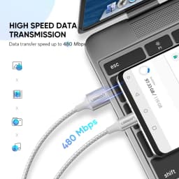 UGREEN 3A USB Type C Cable For Realme Xiaomi Samsung S21 Fast Charging Wire USB-C Data Cord USB C Cable