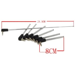 1pc Mobile Phone Antenna 3.5mm Male FM Radio Antenna For Mobile Cell Phone Television Radio Retractable Aerial Antenna