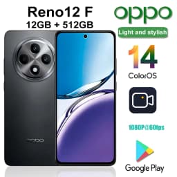OPPO Reno12f 5G Global Pass dual-sim smart unlock mobile phone 12GB+512GB large space 5000mAh long battery life mobile phone
