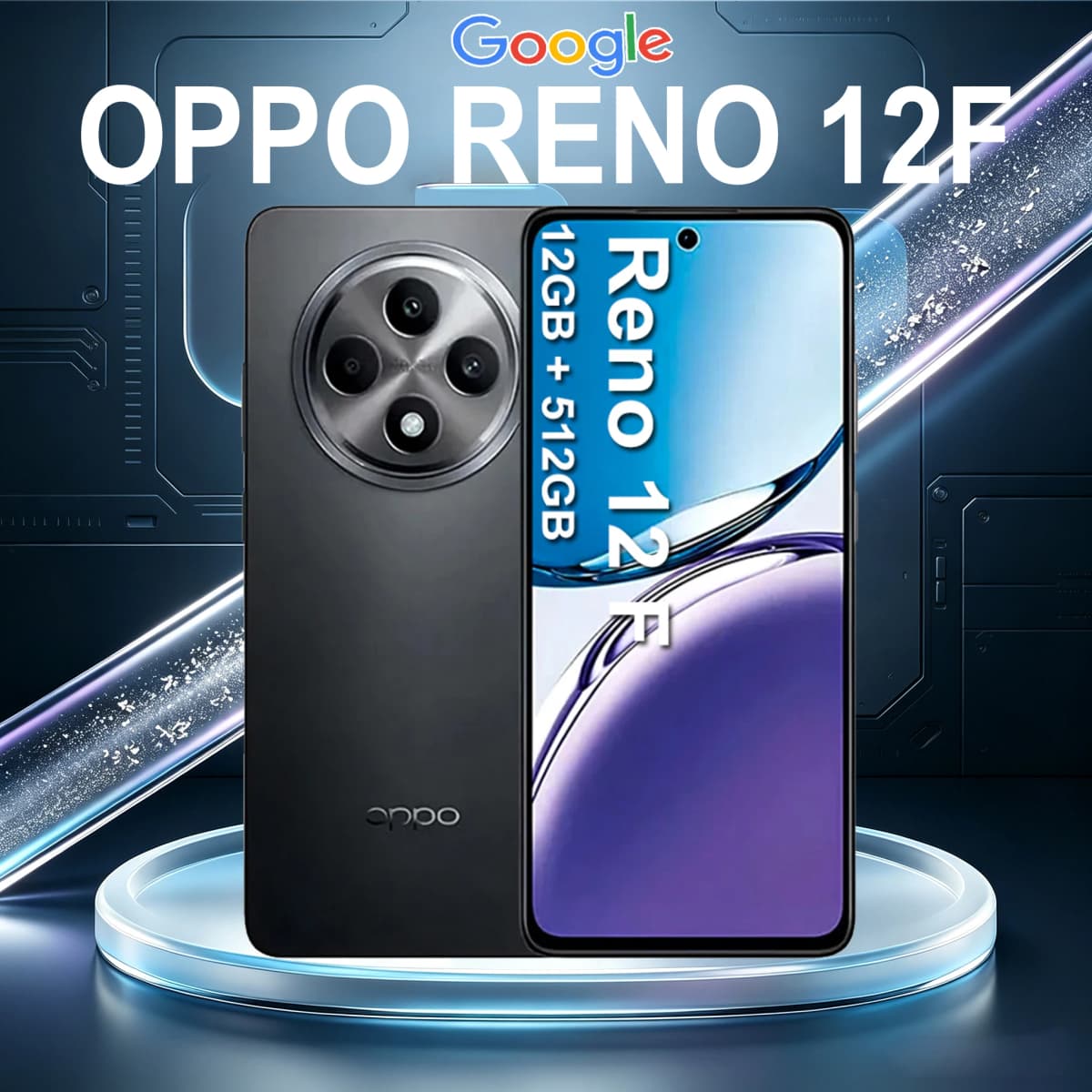 OPPO Reno12f 5G Global Pass dual-sim smart unlock mobile phone 12GB+512GB large space 5000mAh long battery life mobile phone