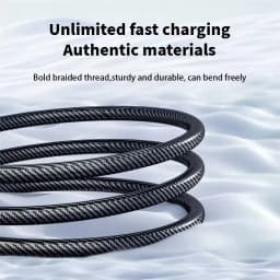 NNBILI USB Type C to Type C 6A Fast Charge 120W USB A To Type C Data Cord For Huawei Honor Xiaomi With Led Digital Display Cable