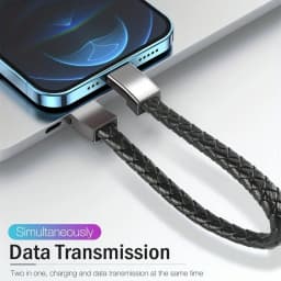 60W USB C to USB C Bracelet Cable PD Fast Charging Data Sync Data Cord For iPhone 16 15 Samsung Xiaomi Type C Quick Charge Cable