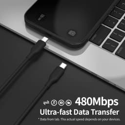 Liquid Silicon USB-Type C To C Fast Charging Cable 60W For Huawei SCP Xiaomi iPhone 15 16 17 Pro Max