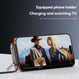240W PD Fast Charging Type C to Type C Cable USB C to Type C Cable with Foldable Stand Phone Holder For iPhone 15 Xiaomi HUAWEI