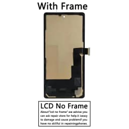 TFT Screen for Google Pixel 6A LCD Display Touch Digitizer Screen for Pixel 6a GX7AS GB62Z G1AZG GB17L LCD with Frame