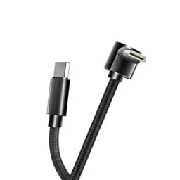 90 Degree Elbow 60W USB Type C Fast Charging Data Cable Mobile Phone For iPhone Samsung Xiaomi Huawei Quicked Charger Cord 1m/2m