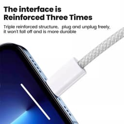 NNBILI 3PCS Type C to USB C PD60W Fast Charging Charger Cable Supports Fast Charging For iPhone 18 17 Samsung Xiaomi Huawei Cord