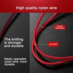 New 120W Fast Charging Cable Multi Charger Cable Nylon Braided Multiple USB Charging Cord Adapter For iOS Android Type-C