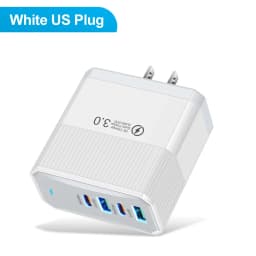 Total 100W USB Charger Fast Charging 6 Ports Quick Charge 3.0 Travel Charger For iPhone Samsung Huawei Phone Charger