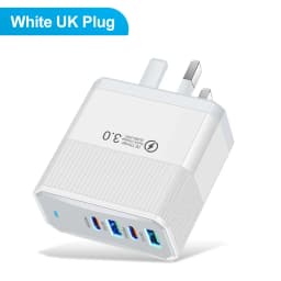 Total 100W USB Charger Fast Charging 6 Ports Quick Charge 3.0 Travel Charger For iPhone Samsung Huawei Phone Charger