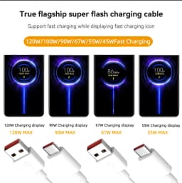 Original 120W Usb C Cable XIAOMI 100W 90W Hyper Fast Charging Cables Xiaomi 17 Pro Max 15 Ultra 14 T 13 Poco X8 F8 Redmi Turbo 5